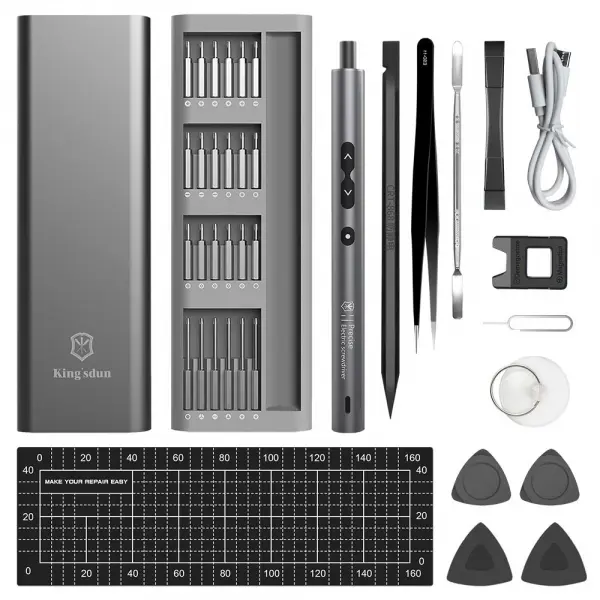 Surubelnita Electrica King'sdun, 62in1, Gri