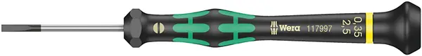 Șurubelniță Wera - 2035, SB, 0.5 х 3 x 80 mm, fantă dreaptă