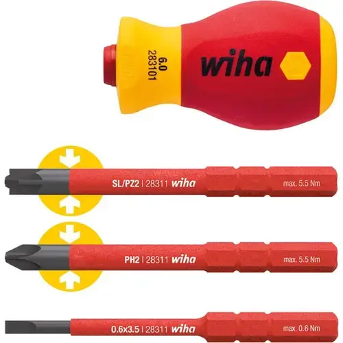 Surubelnita Wiha SoftFinish slimVario, 3 capete