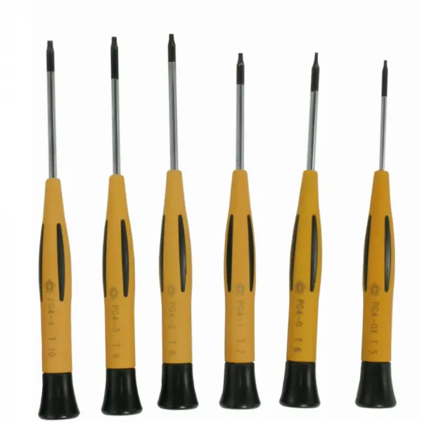 Surubelnite de precizie, 6 bucati, profil TORX, Piergiacomi KITT