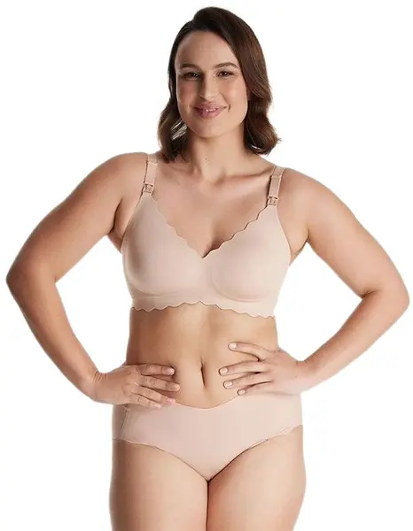 Sutien de alăptare Momcozy - YN46, mărimea M, bej