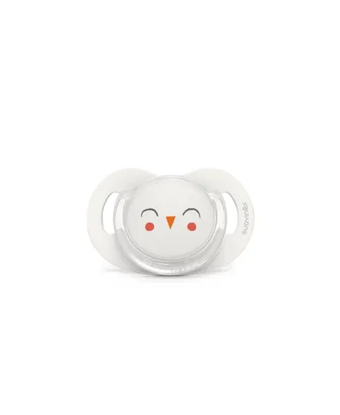 Suzeta anatomica SX PRo din silicon premium 6-18 luni, bufnita bej, Bonhomia, Suavinex
