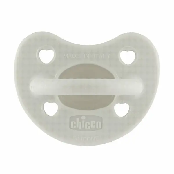 Suzeta bebelusi, Chicco, Physioforma Luxe, Ortodontica, Silicon moale, Fara BPA, 2-6 luni, Gri