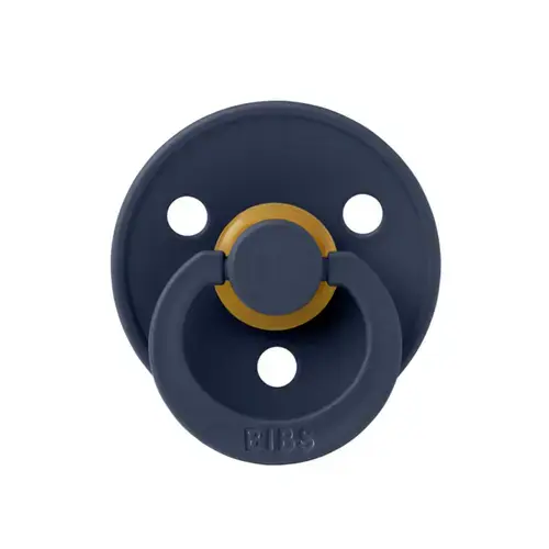 Suzeta Colour Latex BIBS Deep Space, tetina rotunda, 0 luni +