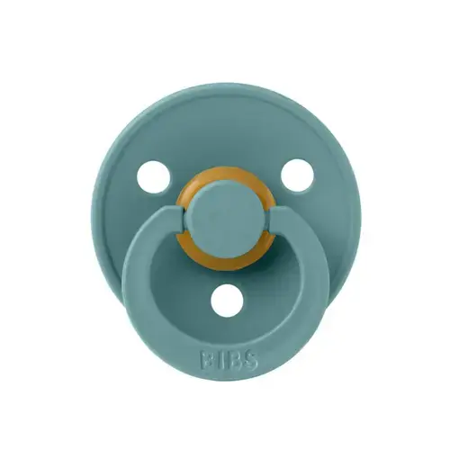 Suzeta Colour Latex BIBS Island Sea, tetina rotunda, 0 luni +