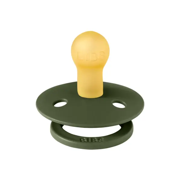 Suzeta Colour Latex Bibs tetina rotunda 0 luni + Hunter Green