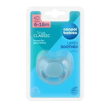 Suzeta din latex rotunda 6-18 luni 23/224_BLU – Canpol babies