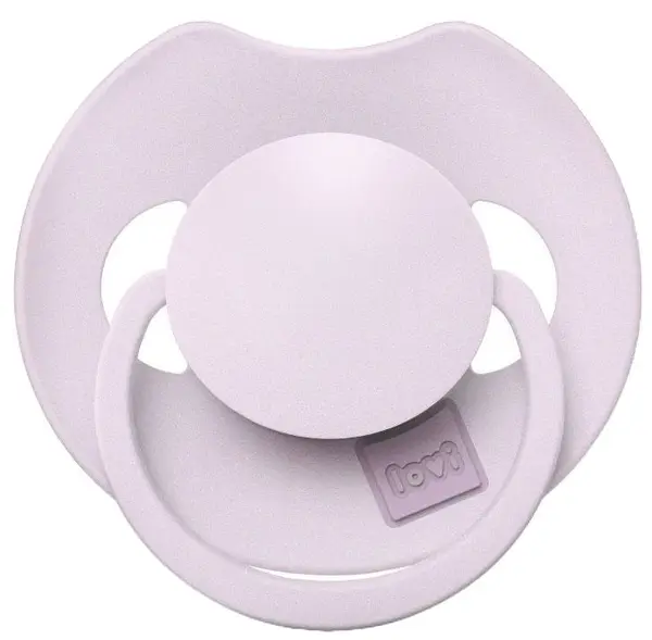 Suzeta din silicon Lovi Prime - Lilac, 0-6 luni