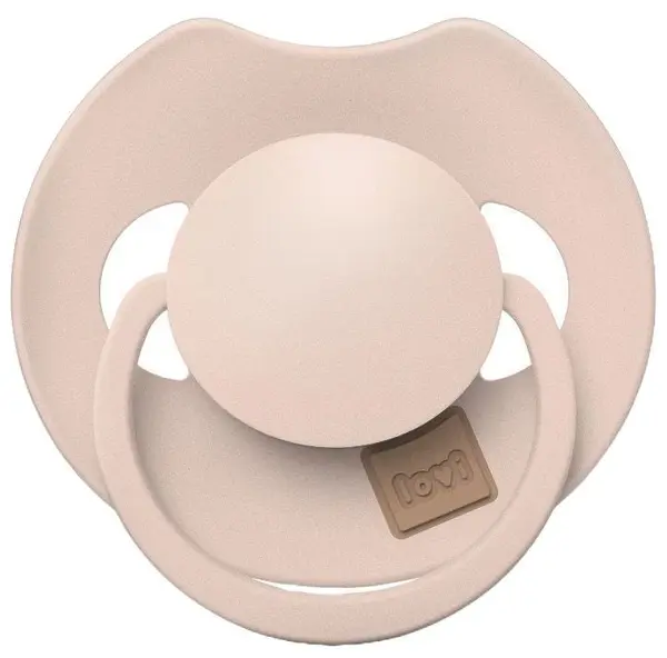 Suzeta din silicon Lovi Prime - Nude, 0-6 luni