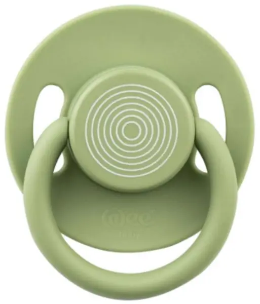 Suzetă din silicon Wee Baby - Cool, verde, 6-18 luni