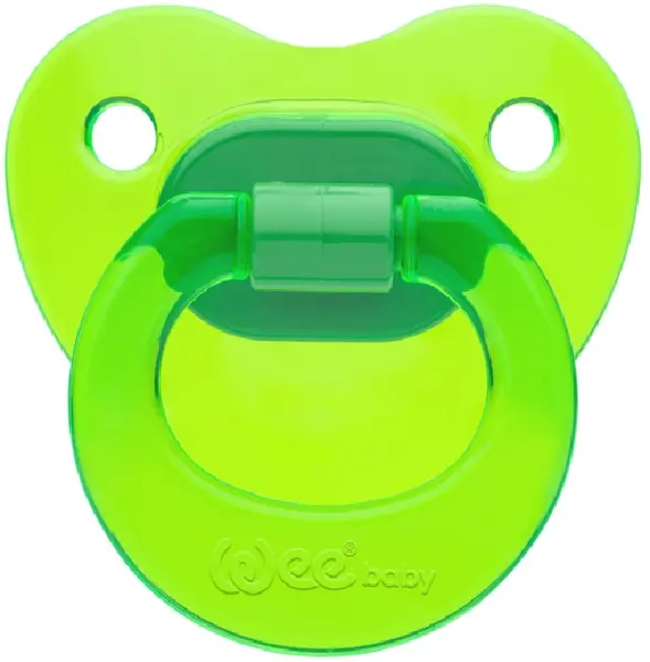 Suzetă ortodontică Wee Baby Candy, 18+ m, verde
