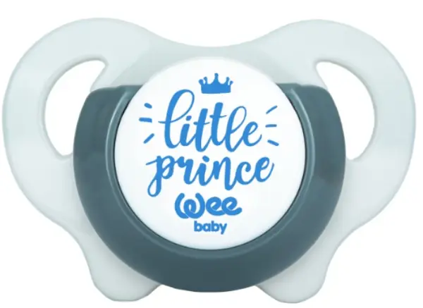 Suzetă Wee Baby - Fluture, 0-6 luni, albă
