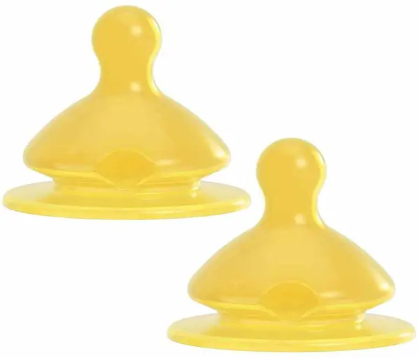 Suzete din cauciuc NIP Green - Cherry, 0 m+, flow M, 2 bucăți