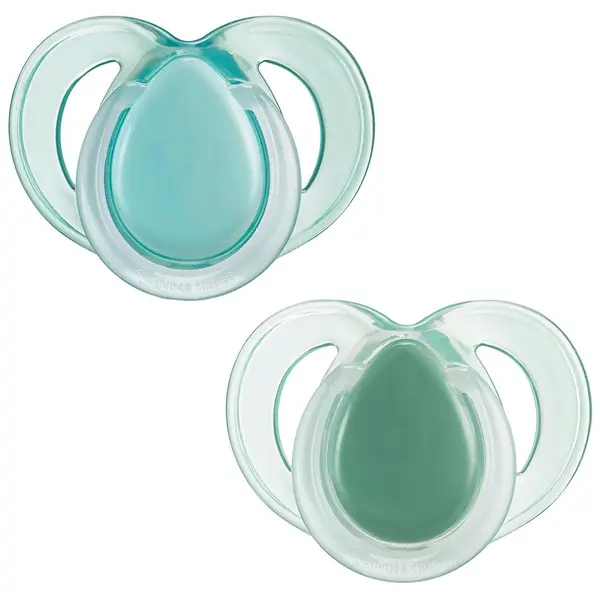 Suzete ortodontice Tommee Tippee - Night Time, 18-36 luni, 2 buc, verde