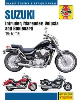 Suzuki Intruder, Marauder, Volusia and Boulevard Haynes Service & Repair Manual. 1985 to 2019, Paperback/***