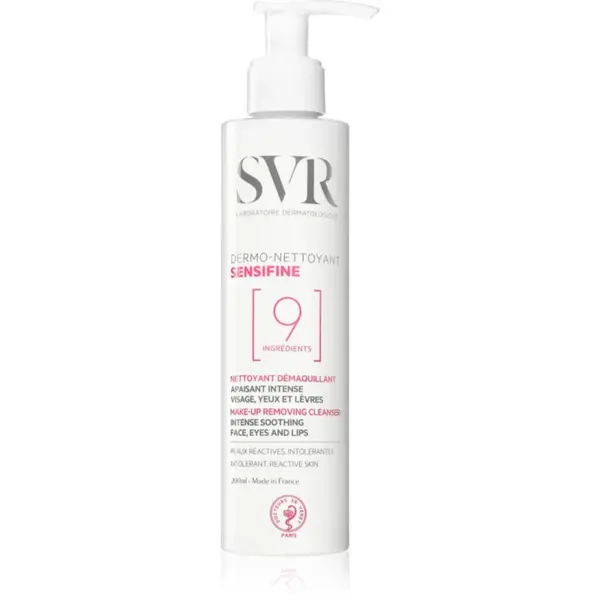 SVR Sensifine lapte demachiant cu efect de calmare pentru piele sensibila cu tendinte de inrosire 200 ml
