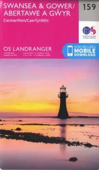 Swansea & Gower, Carmarthen. February 2016 ed, Sheet Map/Ordnance Survey