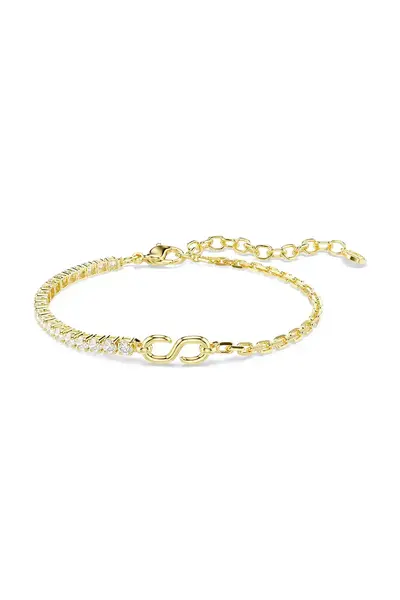 Swarovski brățară pentru femei placată cu aur zirconiu cubic MATRIX