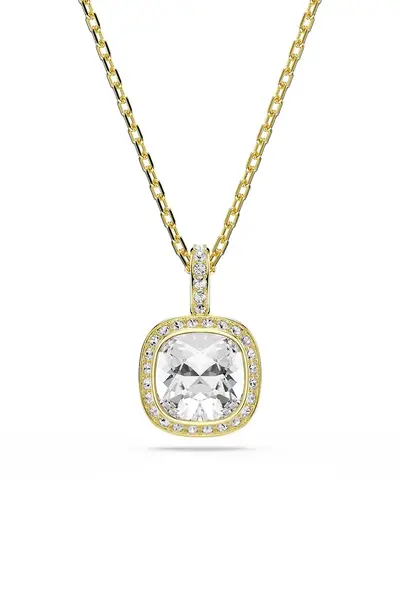 Swarovski lănțișor cu pandantiv pentru femei placat cu aur cristal Swarovski UNA