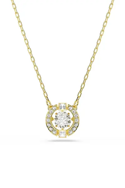 Swarovski lănțișor pentru femei placat cu aur zirconiu cubic UNA