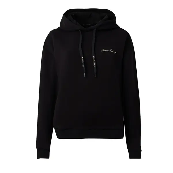 Sweatshirt printed hooded black M