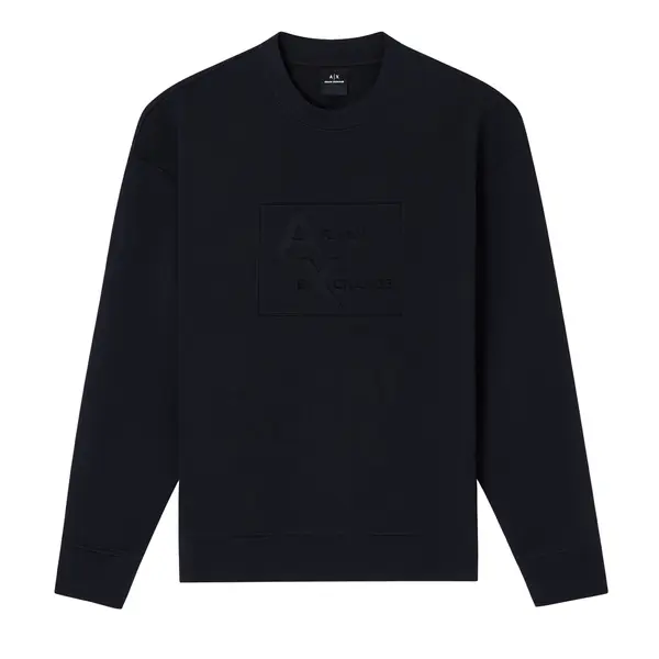 Sweatshirt with embossed logo S