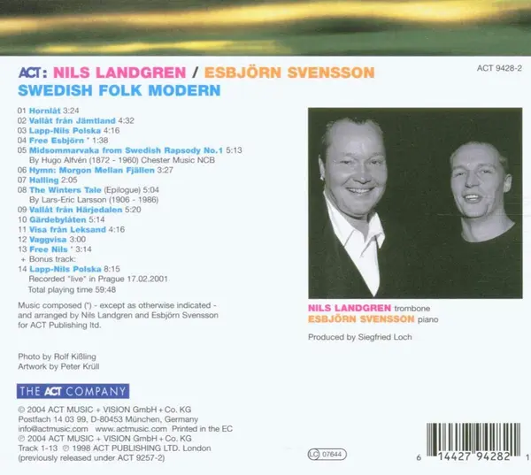 Swedish Folk Modern | Nils Landgren, Esbjorn Svensson