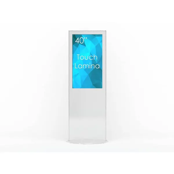 Swedx Stand Kiosk Totem Swedx Lamina 40 4K cu Touch, SWLT-40K8-A1, Alb