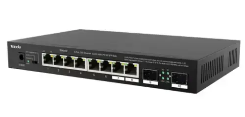 Swiotch Tenda TEM2010F, 8 porturi, 2.5 Gigabit