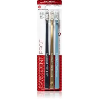 Swissdent Whitening Trio periuță de dinți moale