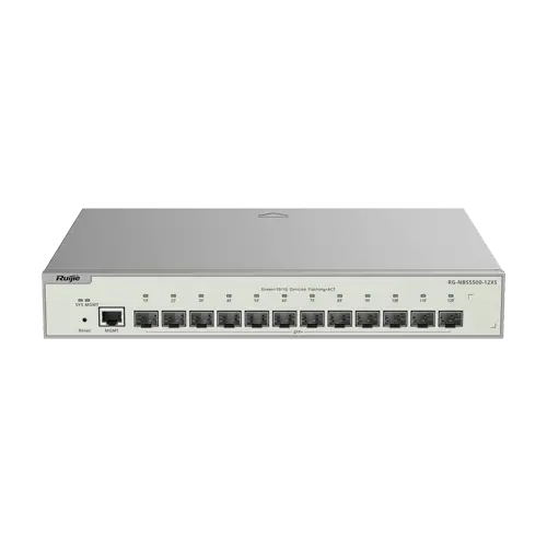 Switch 12 porturi SFP+ 10 Gbps, L3 Cloud Management - Ruijie RG-NBS5500-12XS