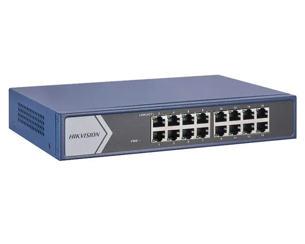 Switch 16 porturi Gigabit Smart HIKVISION DS-3E1516-EI