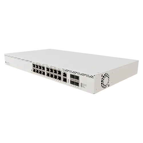 Switch 16xRJ45 PoE Gigabit, 2xRJ 45 consola, 4 SFP 10G, Management - MIKROTIK CRS320-8P-8B-4S+RM