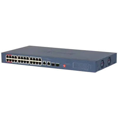 Switch 24 porturi PoE cloud management Dahua CS4226-24ET-375