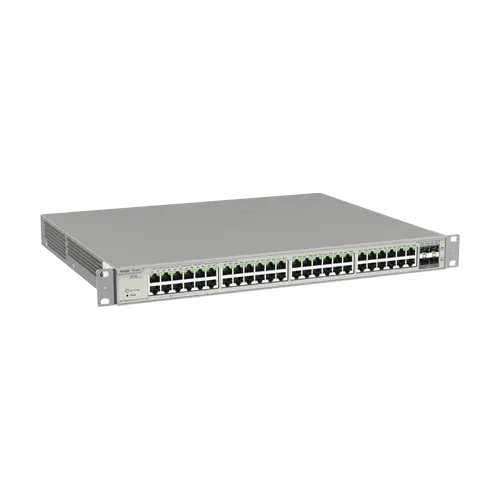 Switch 48 porturi PoE+ Gigabit, 8 porturi PoE++, 4 porturi SFP+, L3 Cloud Management - Ruijie RG-NBS5200-48GT4XS-UP
