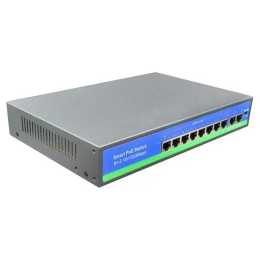 Switch 8 porturi PoE NPS0820FBL 30W pe port, maxim 150W total