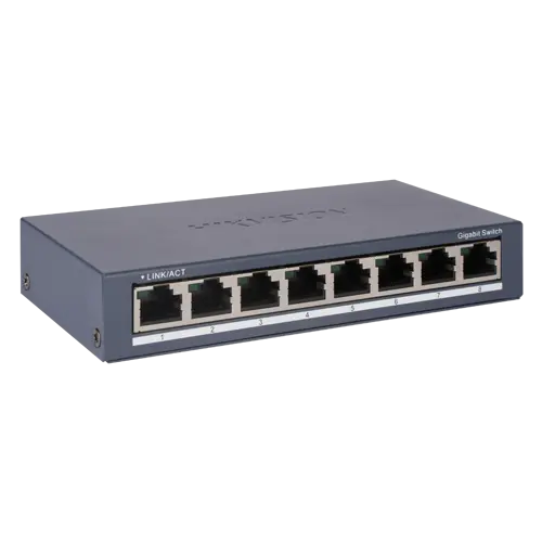 Switch 8 x porturi RJ45 Gigabit 16 Gbps - HIKVISION DS-3E0508-O