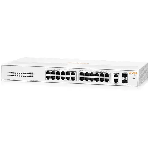 Switch Aruba R8R50A Instant On 1430, 26 Porturi Gigabit, 2x SFP (Alb)