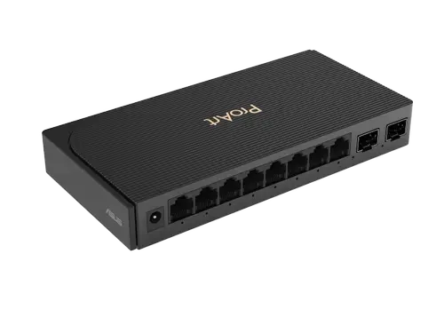 Switch ASUS ProArt PQG-U1080, 8-Port 2.5G + 2-Port 10G SFP+Switch (Negru)