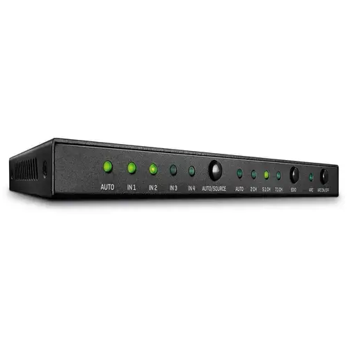 Switch Audio Lindy LY-38249, 4x HDMI (Negru)