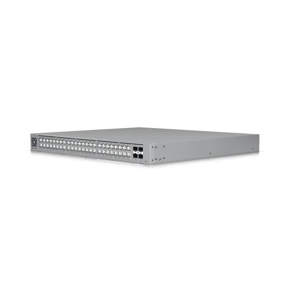 Switch cu 48 porturi PoE++ Ubiquiti UniFi Pro Max USW-PRO-MAX-48-POE, 224 Gbit/s, 4 porturi 10G SFP+, 1U, 2.5 GbE RJ45, cu management L3