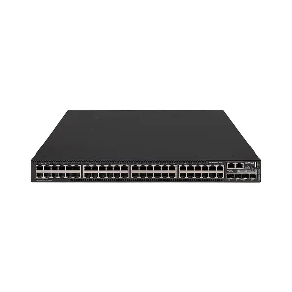 Switch cu 52 porturi Dahua AS5500-48GT4XF-600, 16000 MAC, 336 Gbps, cu management