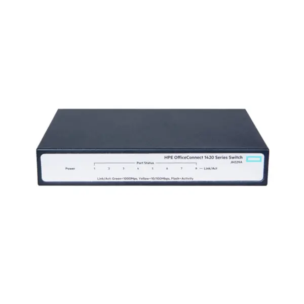 Switch cu 8 porturi Aruba JH329A, 16 Gbps, 11.8 Mpps, 4.000 MAC, 1U, fara management