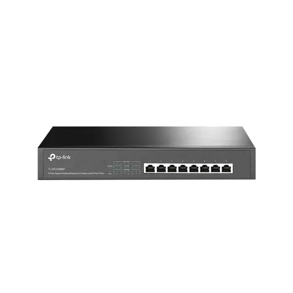 Switch cu 8 porturi PoE+ TP-Link TL-SG1008MP, 4000 MAC, 16 Gbps