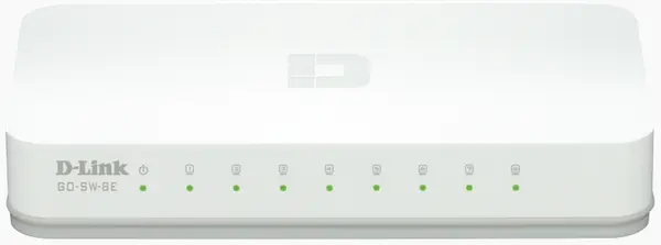 Switch D-Link - GO-SW-8E, 8 porturi, alb