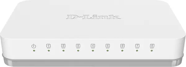 Switch D-Link - GO-SW-8G, 8 porturi, alb