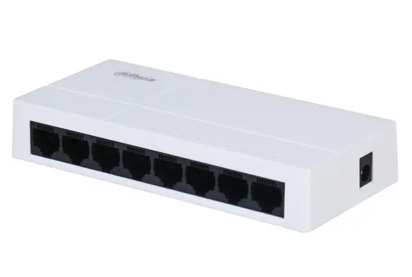 Switch Dahua Eco Series cu 8 porturi Gigabit 10/100/1000 Mbps, fara management, PFS3008-8GT-L-V2