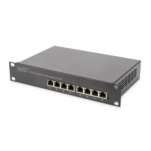 Switch Digitus by Assmann DN-95331, 8 porturi, PoE
