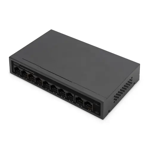 Switch Digitus DN-95357, 10x RJ45 10/100, PoE