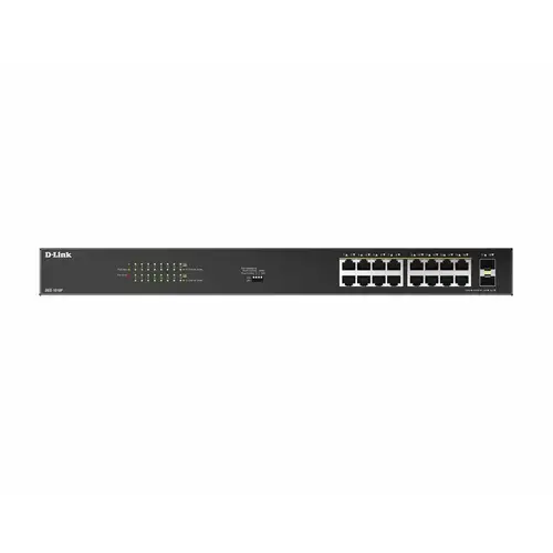 Switch DLink DGS-1018P, 16 porturi, PoE